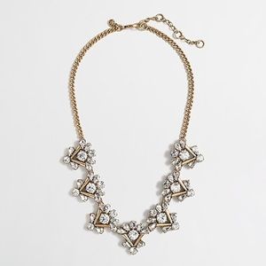 J. Crew Rhinestone Statement Necklace